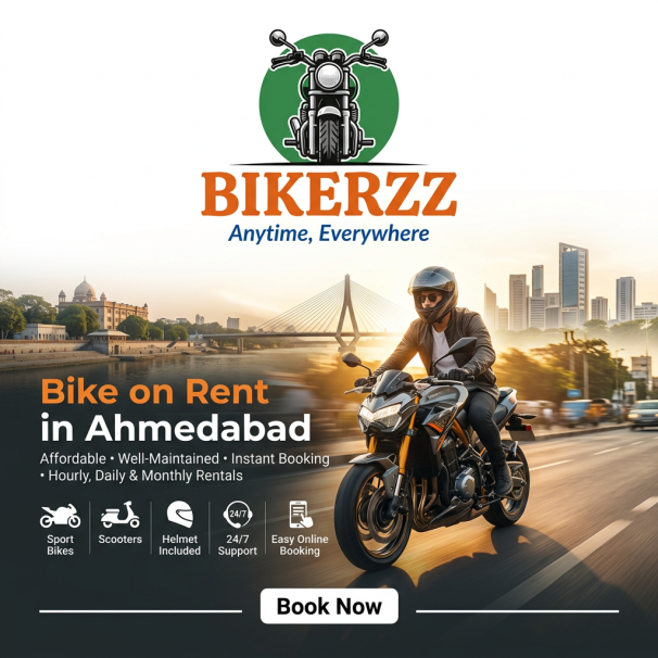 Bike on Rent in Ahmedabad: Ride Free This Weekend!